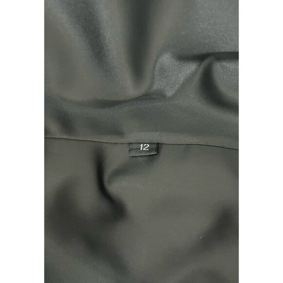 BIRGER CHRISTENSEN Worlds Finest Dark Ranch Mink Fur Mid Length Swing Coat Sz 12 - Picture 11 of 16